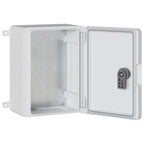 vidaXL Steuerungsschrank Grau 25 x 13 x 24 cm ABS Kunststoff