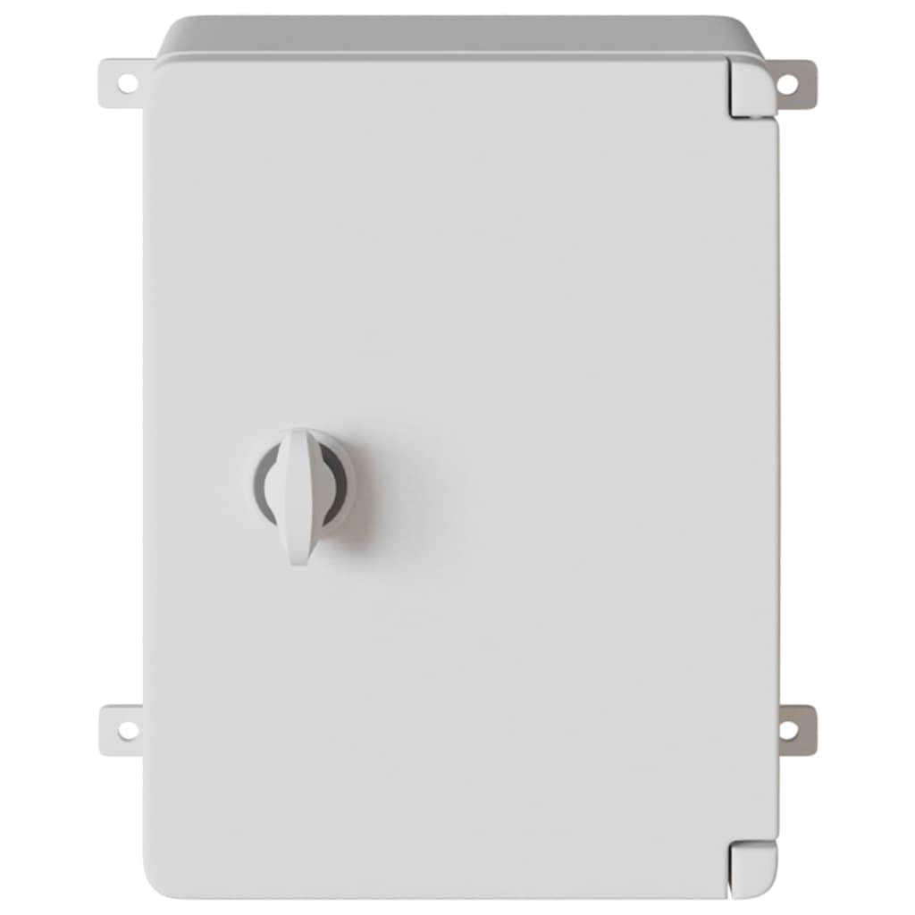 vidaXL Steuerungsschrank Grau 25 x 13 x 24 cm ABS Kunststoff