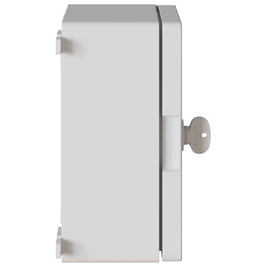 vidaXL Steuerungsschrank Grau 25 x 13 x 24 cm ABS Kunststoff