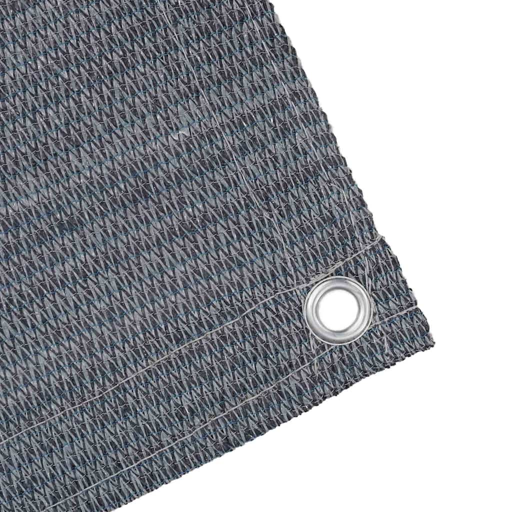 vidaXL Zeltteppich Blau und Grau 200 x 200 cm Polyethylen