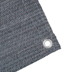 vidaXL Zeltteppich Blau und Grau 200 x 200 cm Polyethylen