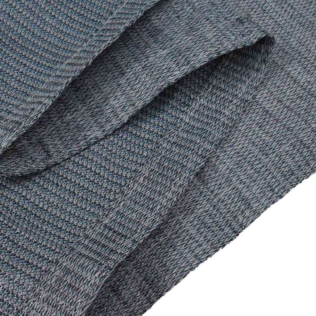vidaXL Zeltteppich Blau und Grau 200 x 200 cm Polyethylen