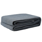 vidaXL Zeltteppich Blau und Grau 200 x 200 cm Polyethylen