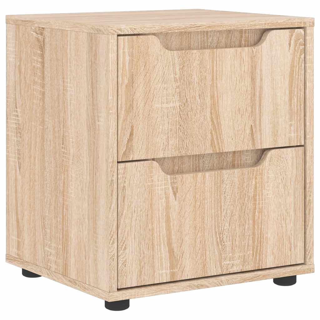 vidaXL Nachttisch VISNES Sonoma-Eiche 45x40x50 cm Holzwerkstoff