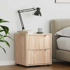vidaXL Nachttisch VISNES Sonoma-Eiche 45x40x50 cm Holzwerkstoff