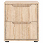 vidaXL Nachttisch VISNES Sonoma-Eiche 45x40x50 cm Holzwerkstoff