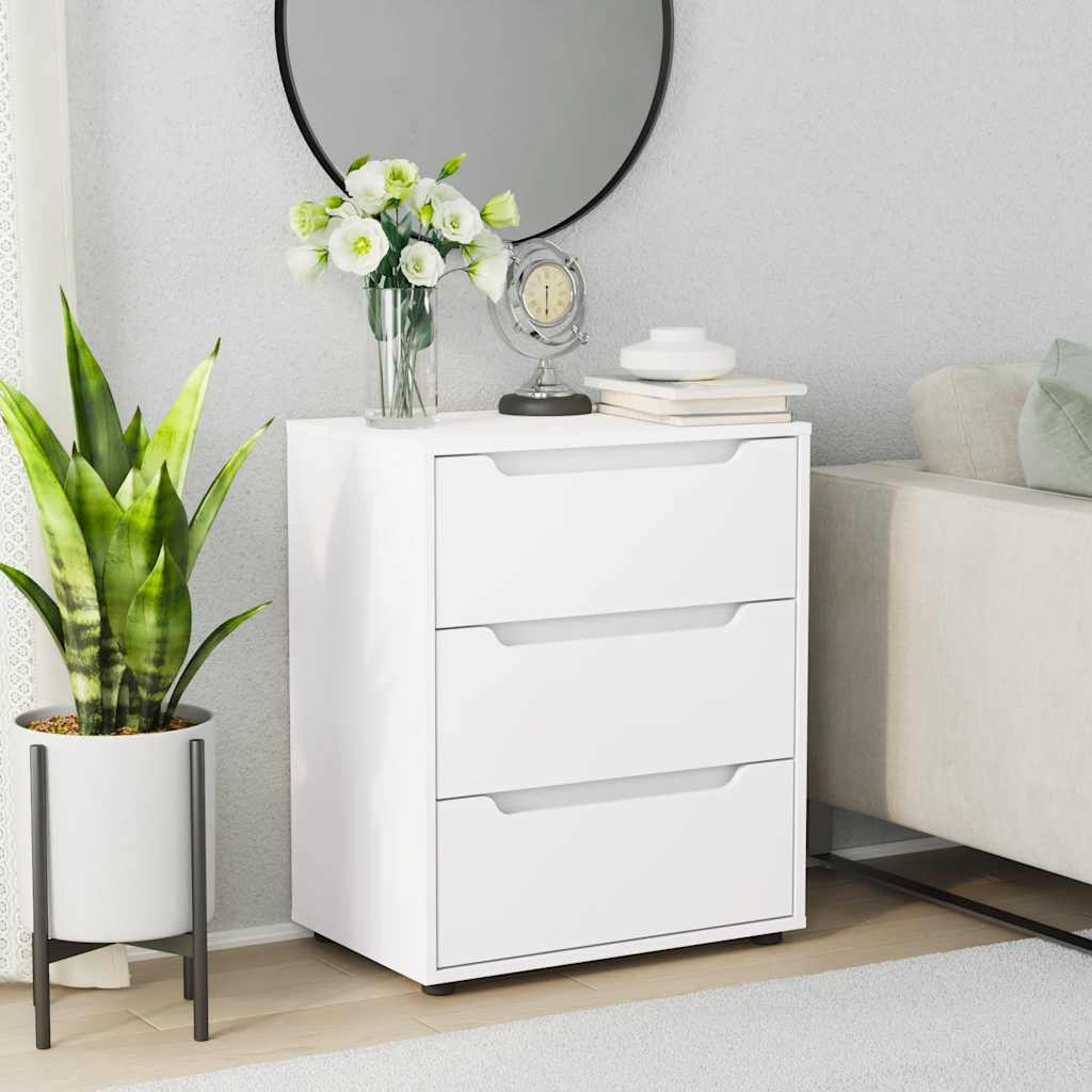 vidaXL Sideboard VISNES Weiß 60x40x73 cm Holzwerkstoff