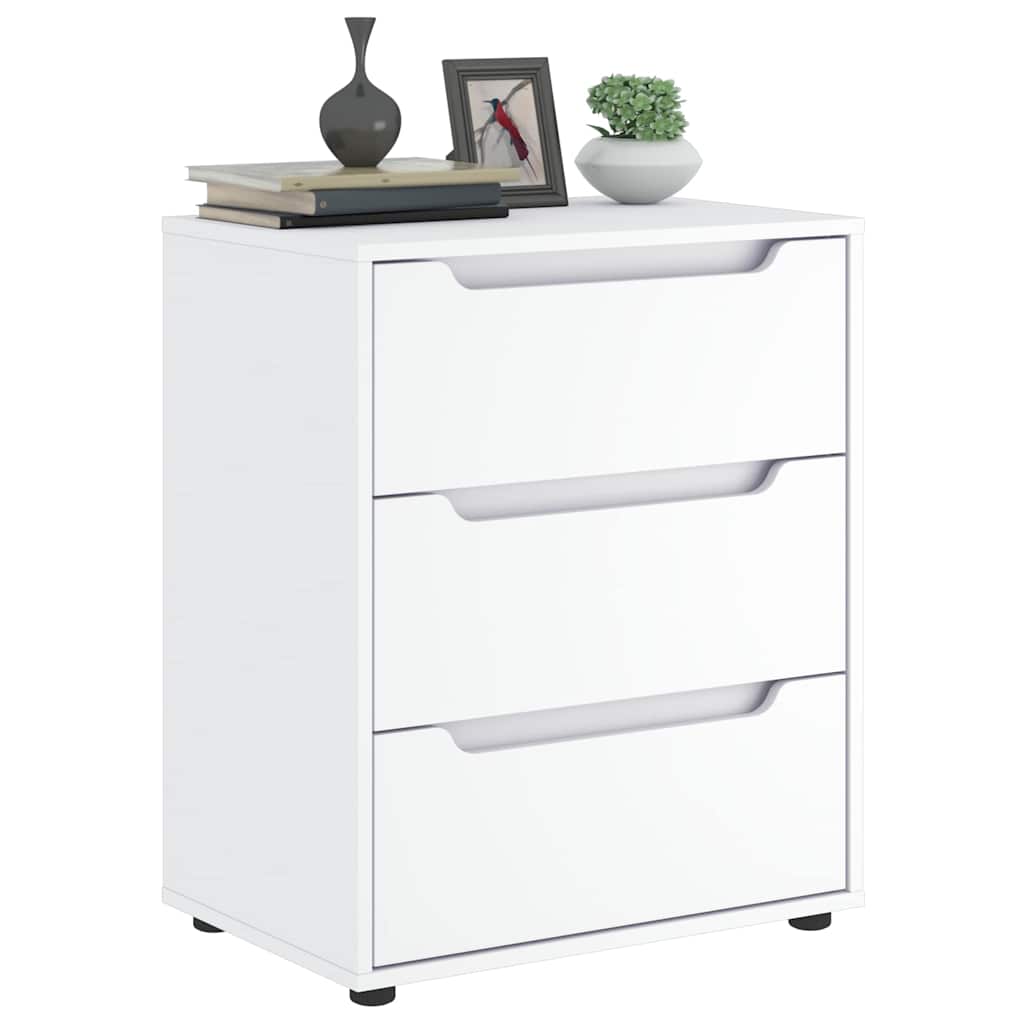 vidaXL Sideboard VISNES Weiß 60x40x73 cm Holzwerkstoff