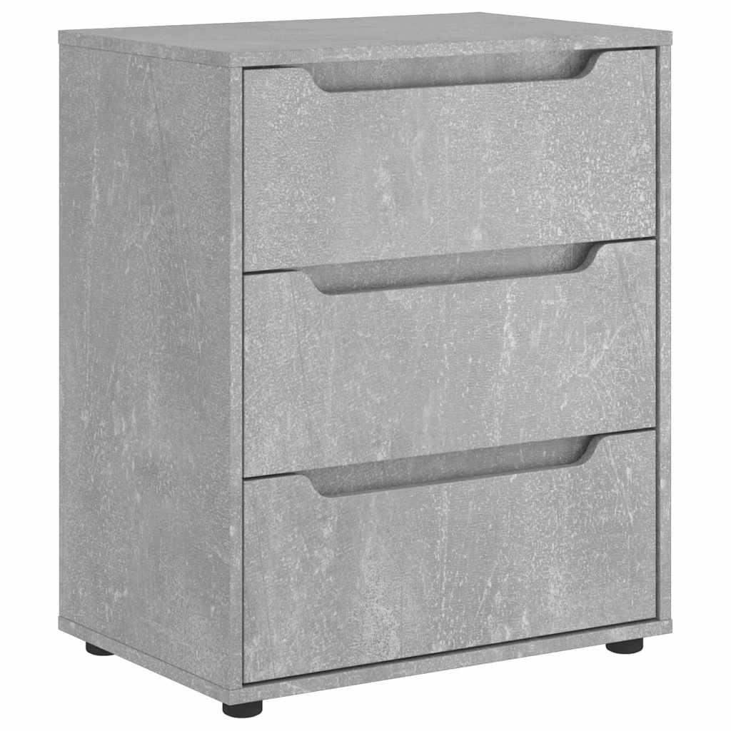 vidaXL Sideboard VISNES Betongrau 60x40x73 cm Holzwerkstoff