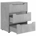 vidaXL Sideboard VISNES Betongrau 60x40x73 cm Holzwerkstoff