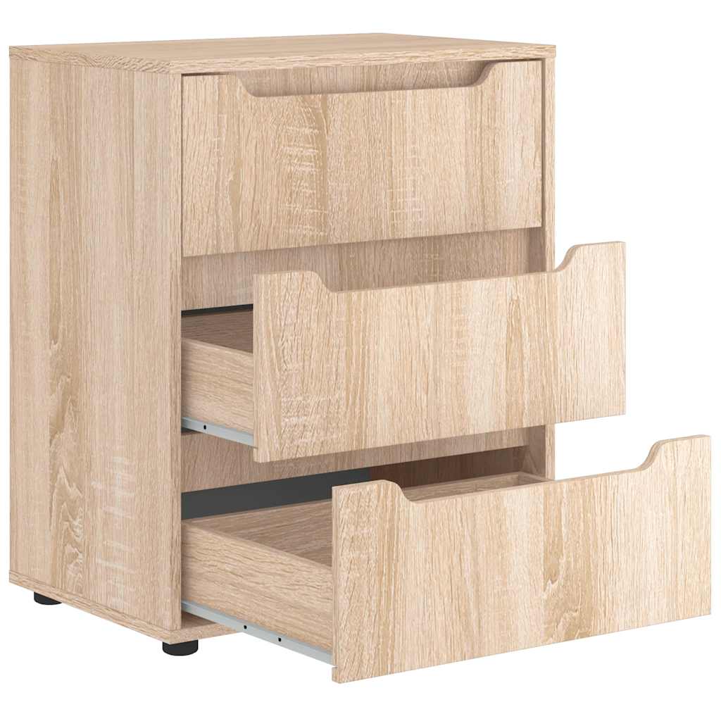 vidaXL Sideboard VISNES Sonoma-Eiche 60x40x73 cm Holzwerkstoff