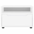 vidaXL TV-Schrank VISNES Weiß 60x40x38 cm Holzwerkstoff