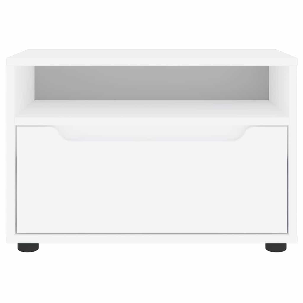 vidaXL TV-Schrank VISNES Weiß 60x40x38 cm Holzwerkstoff
