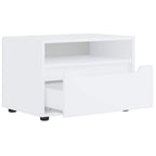 vidaXL TV-Schrank VISNES Weiß 60x40x38 cm Holzwerkstoff