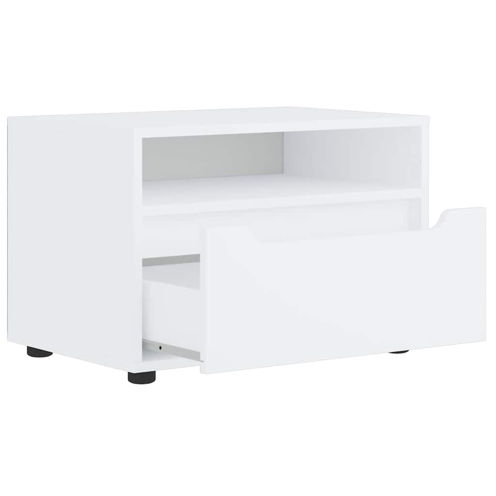 vidaXL TV-Schrank VISNES Weiß 60x40x38 cm Holzwerkstoff