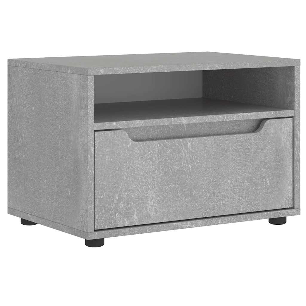 vidaXL TV-Schrank VISNES Betongrau 60x40x38 cm Holzwerkstoff