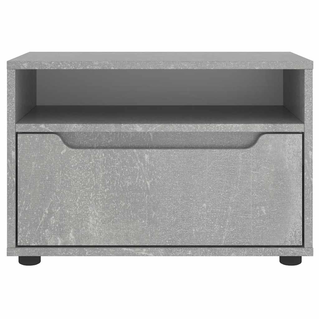 vidaXL TV-Schrank VISNES Betongrau 60x40x38 cm Holzwerkstoff
