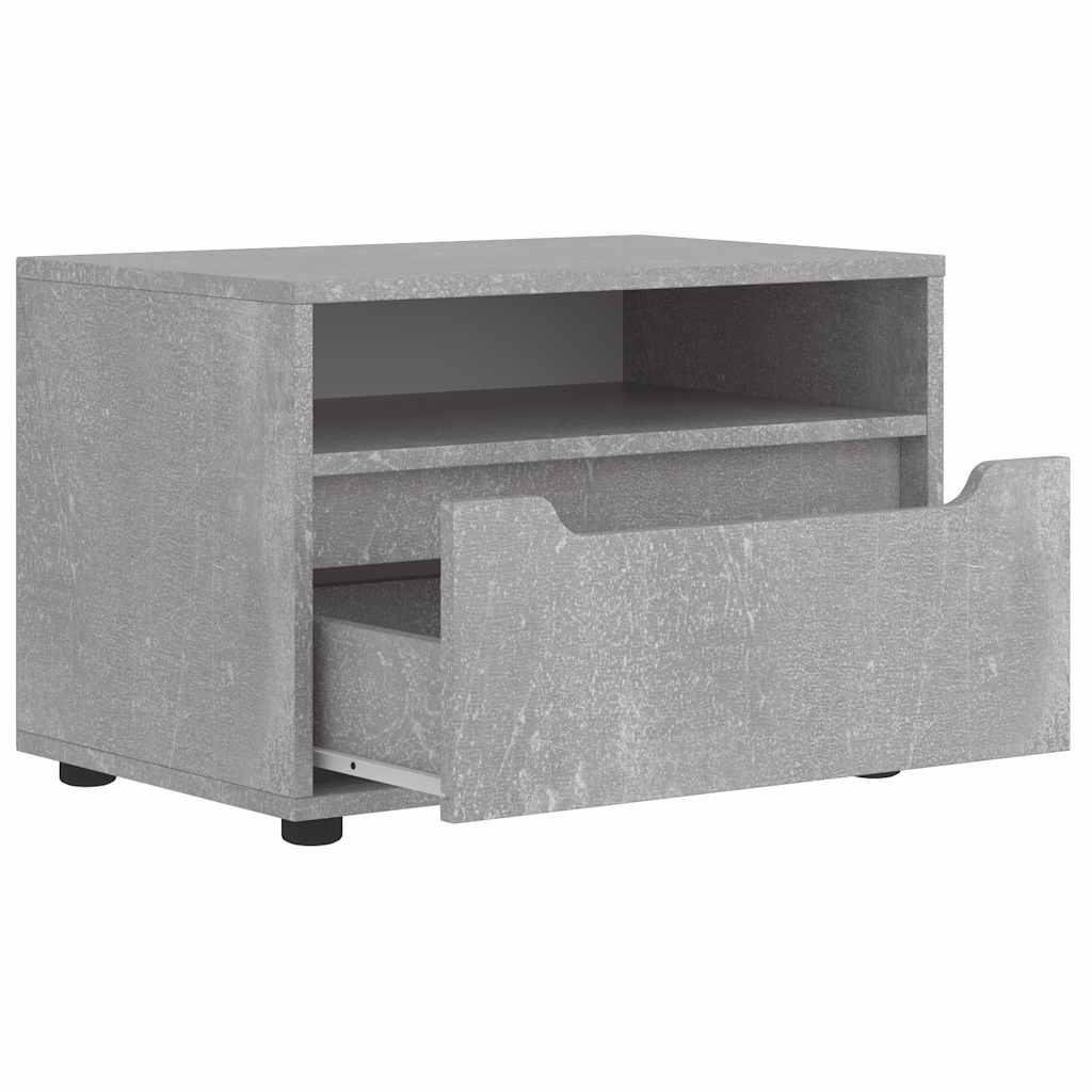 vidaXL TV-Schrank VISNES Betongrau 60x40x38 cm Holzwerkstoff