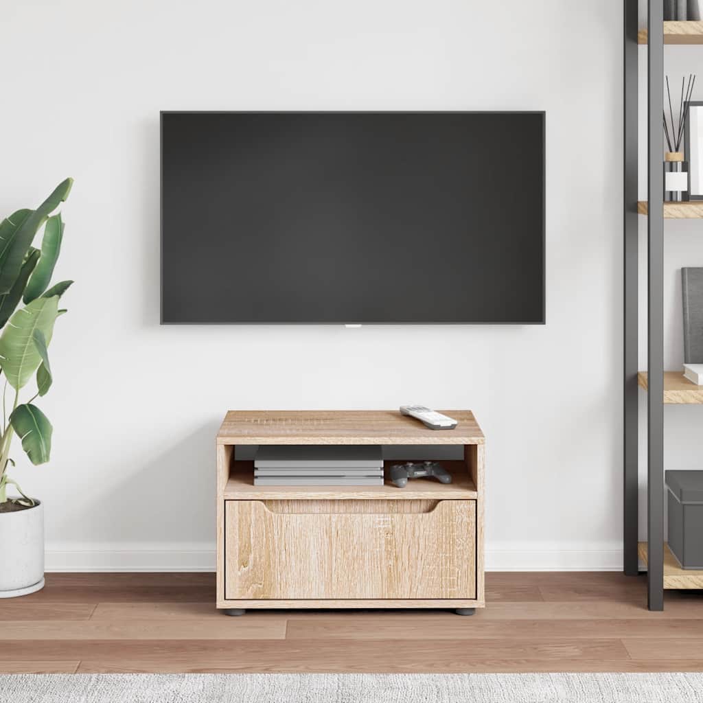 vidaXL TV-Schrank VISNES Sonoma-Eiche 60x40x38 cm Holzwerkstoff
