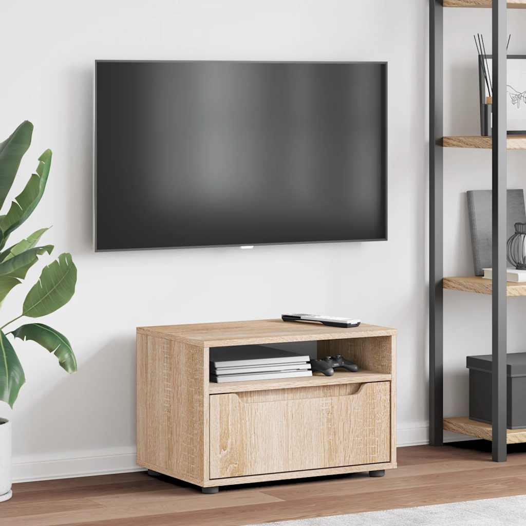 vidaXL TV-Schrank VISNES Sonoma-Eiche 60x40x38 cm Holzwerkstoff