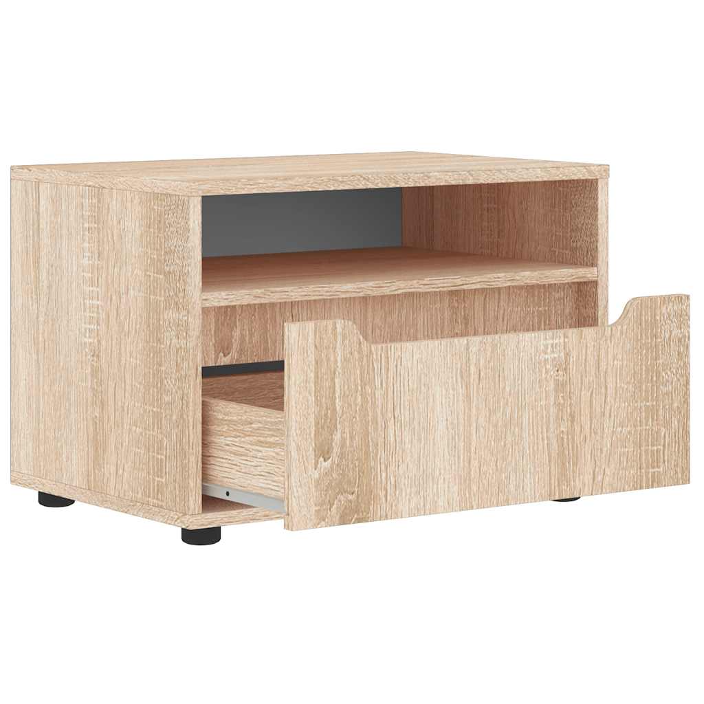 vidaXL TV-Schrank VISNES Sonoma-Eiche 60x40x38 cm Holzwerkstoff