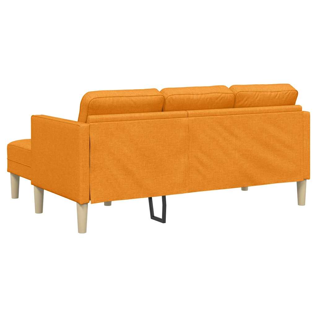 vidaXL Sofa Set mit Kissen Dunkelgelb Polyester