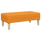 vidaXL Bank mit Kissen Dunkelgelb 113 x 57 x 39 cm Stoff