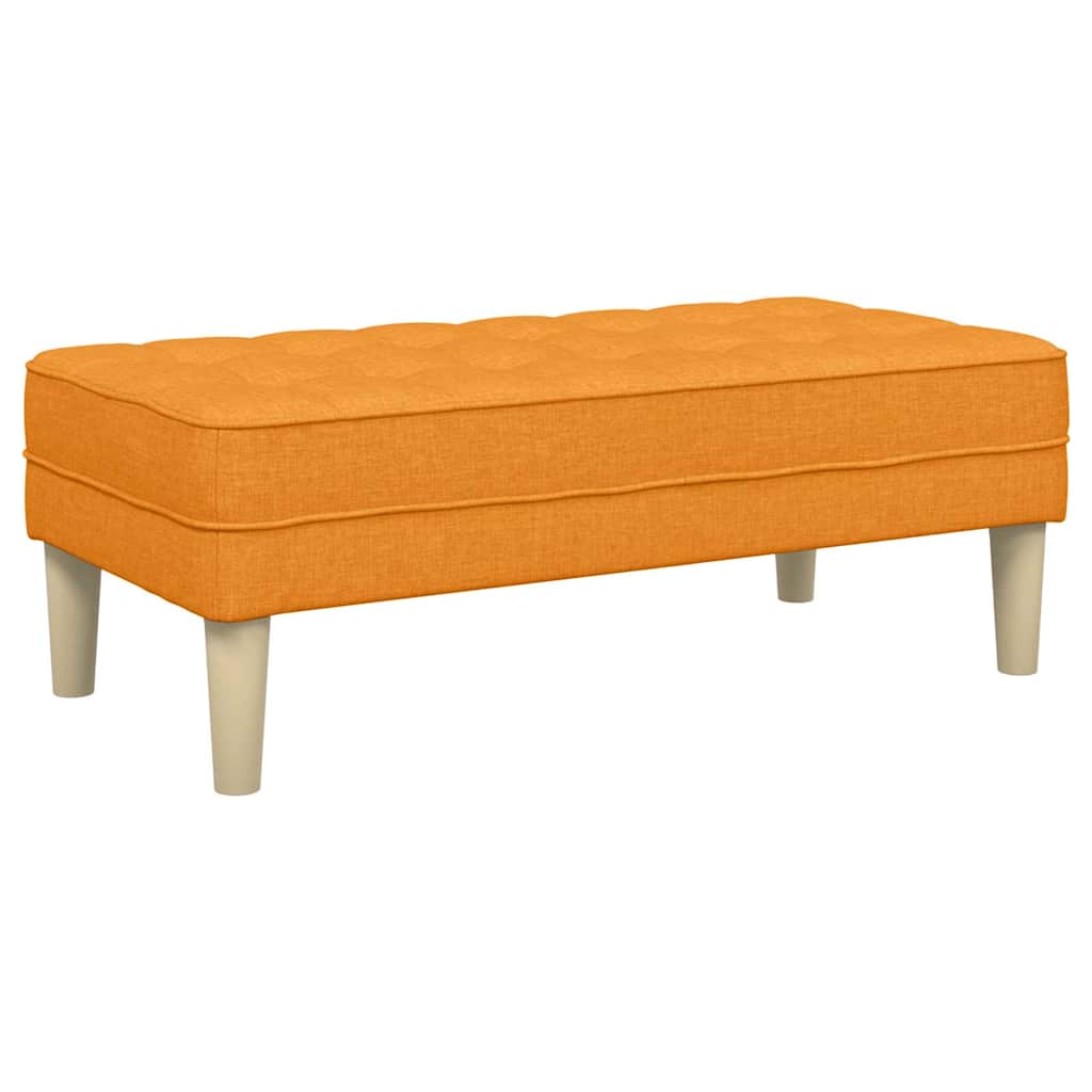 vidaXL Bank mit Kissen Dunkelgelb 113 x 57 x 39 cm Stoff