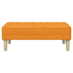 vidaXL Bank mit Kissen Dunkelgelb 113 x 57 x 39 cm Stoff