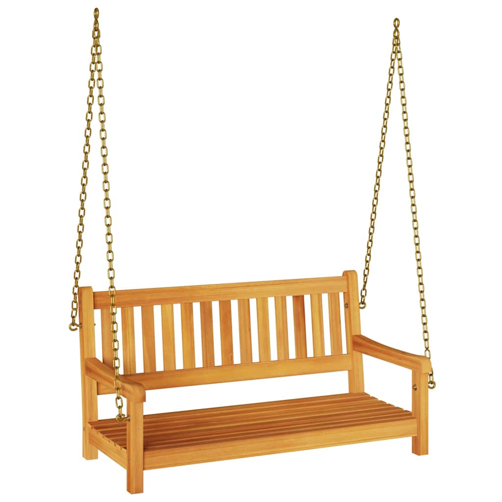 vidaXL Gartenschaukelbank Natur 110 x 56 x 58,5 cm Massivholz Akazie