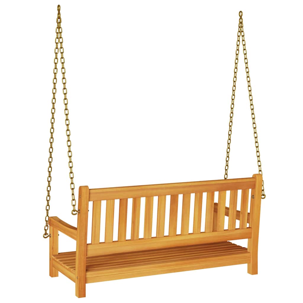 vidaXL Gartenschaukelbank Natur 110 x 56 x 58,5 cm Massivholz Akazie
