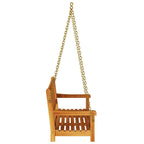 vidaXL Gartenschaukelbank Natur 110 x 56 x 58,5 cm Massivholz Akazie