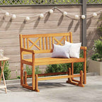 vidaXL Garten Schaukeltbank Natur 110 x 59 x 97 cm Massivholz Akazie