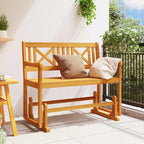 vidaXL Garten Schaukeltbank Natur 110 x 59 x 97 cm Massivholz Akazie