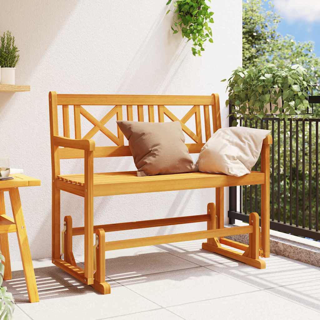 vidaXL Garten Schaukeltbank Natur 110 x 59 x 97 cm Massivholz Akazie