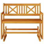 vidaXL Garten Schaukeltbank Natur 110 x 59 x 97 cm Massivholz Akazie