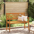 vidaXL Bank Outdoor Natur 110 x 56 x 90 cm Massivholz Akazie