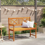 vidaXL Bank Outdoor Natur 110 x 56 x 90 cm Massivholz Akazie