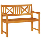 vidaXL Bank Outdoor Natur 110 x 56 x 90 cm Massivholz Akazie