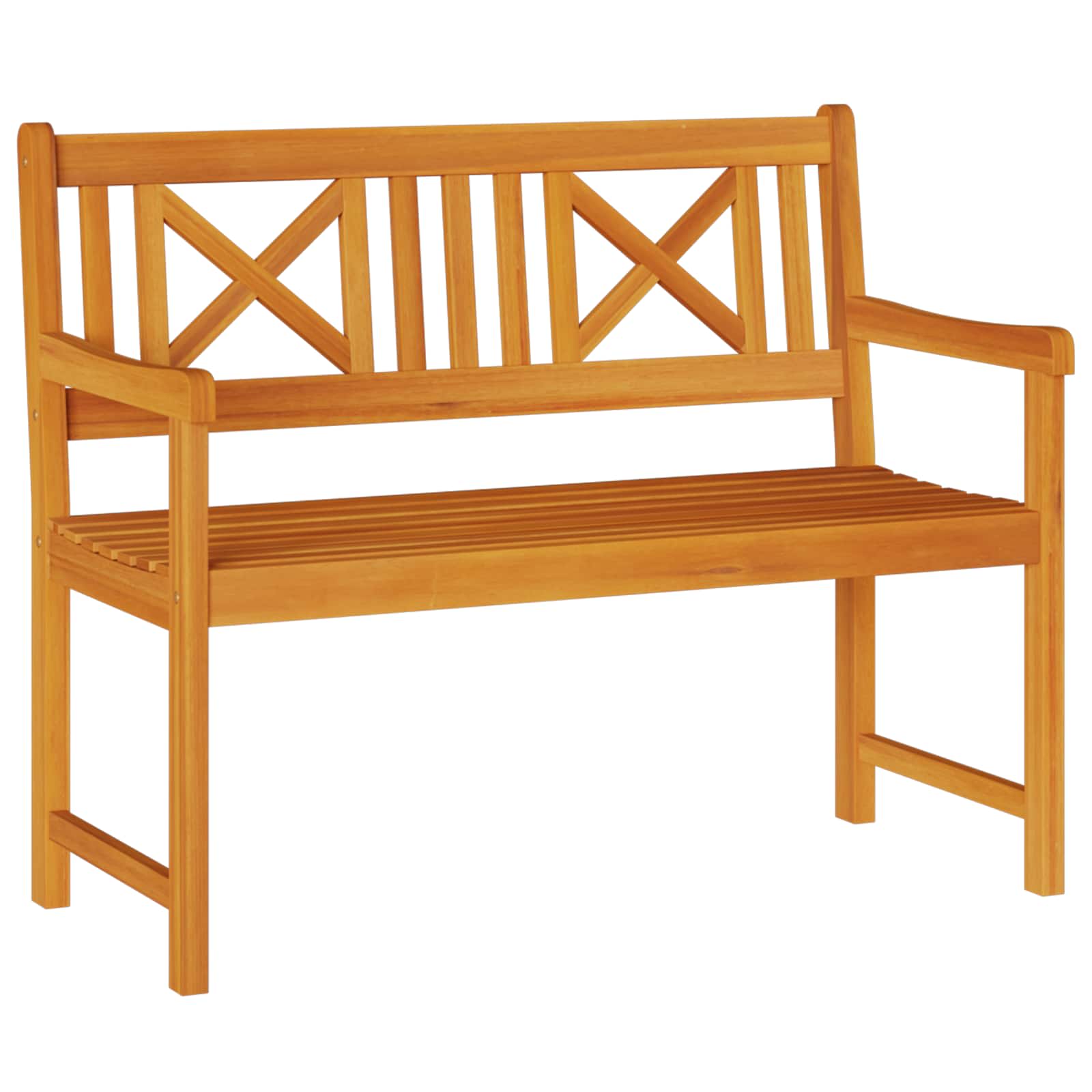 vidaXL Bank Outdoor Natur 110 x 56 x 90 cm Massivholz Akazie