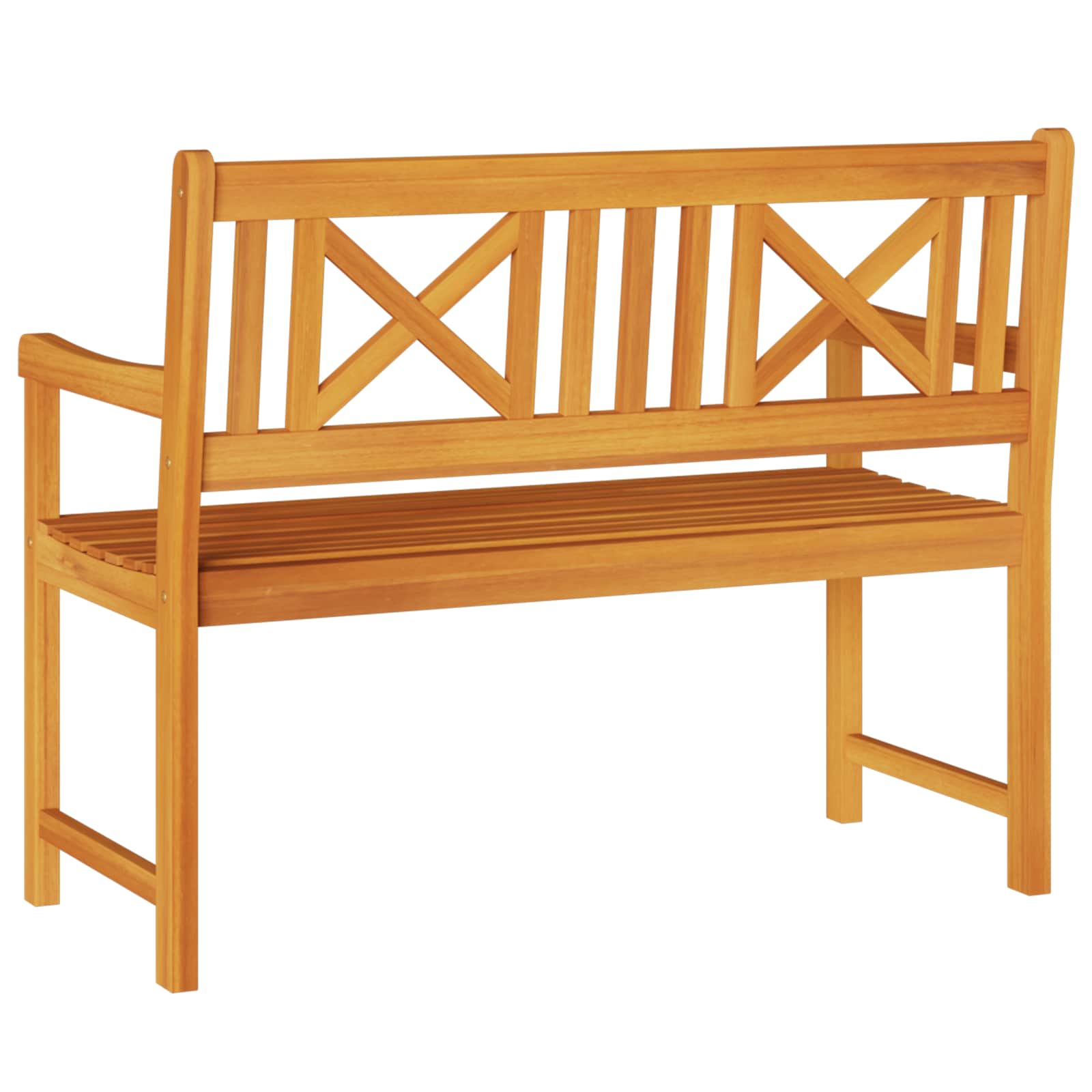 vidaXL Bank Outdoor Natur 110 x 56 x 90 cm Massivholz Akazie