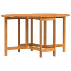 vidaXL Gartentisch Braun 110 x 60 x 72 cm Massivholz Akazie