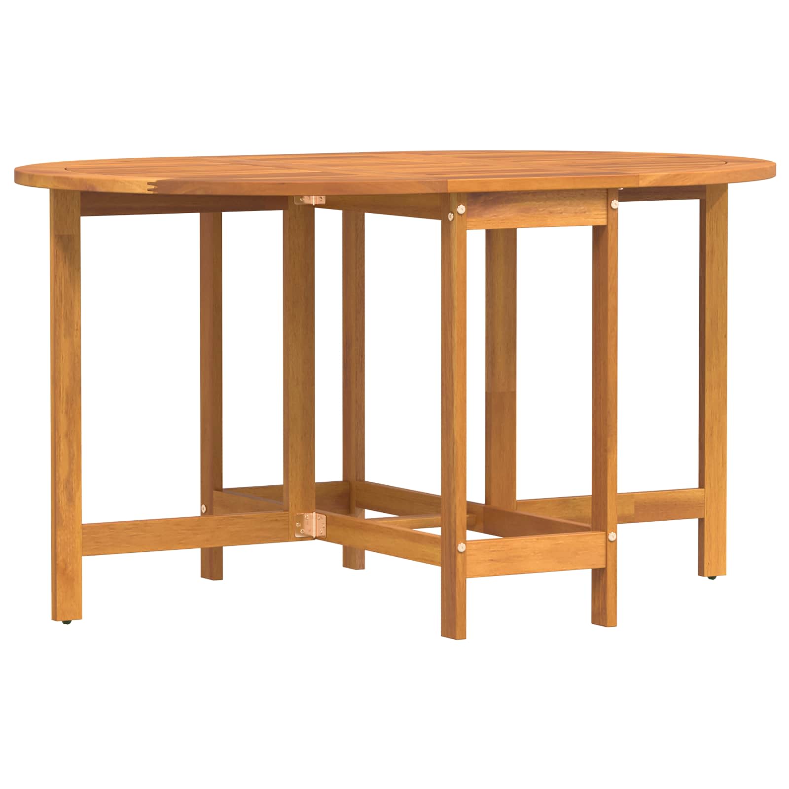 vidaXL Gartentisch Braun 110 x 60 x 72 cm Massivholz Akazie