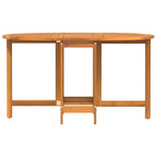 vidaXL Gartentisch Braun 110 x 60 x 72 cm Massivholz Akazie