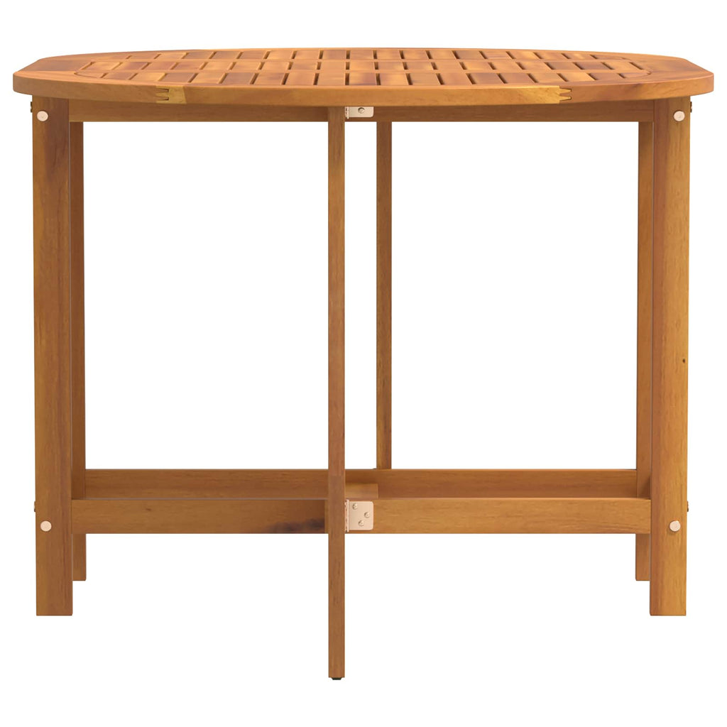 vidaXL Gartentisch Braun 110 x 60 x 72 cm Massivholz Akazie