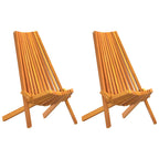 vidaXL Stuhl 2 pcs Braun 69 x 56 x 84 cm Massivholz Akazie