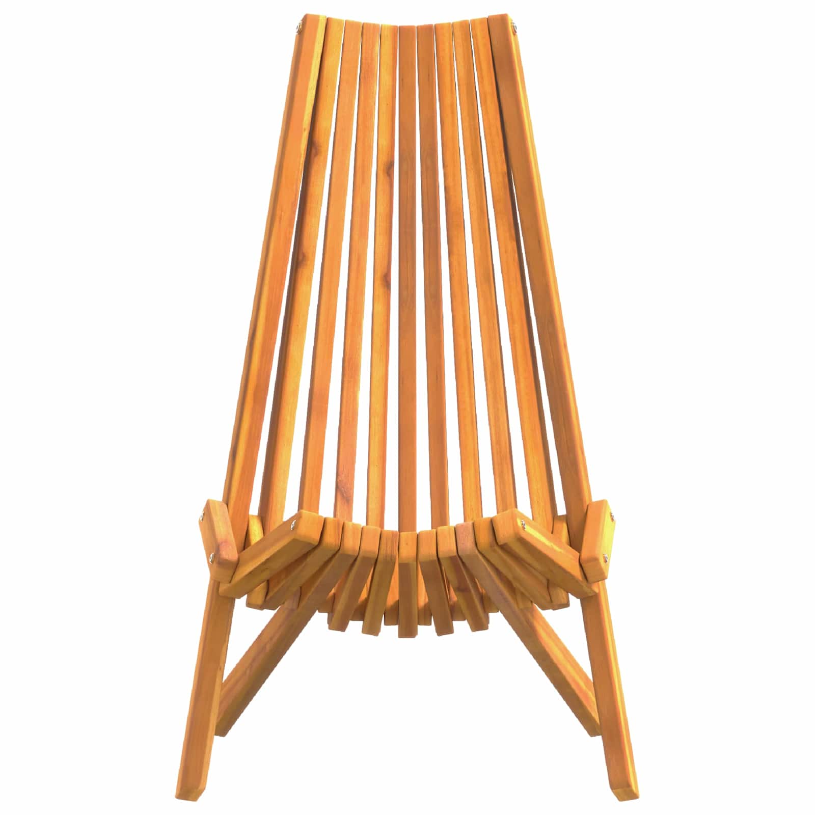 vidaXL Stuhl 2 pcs Braun 69 x 56 x 84 cm Massivholz Akazie