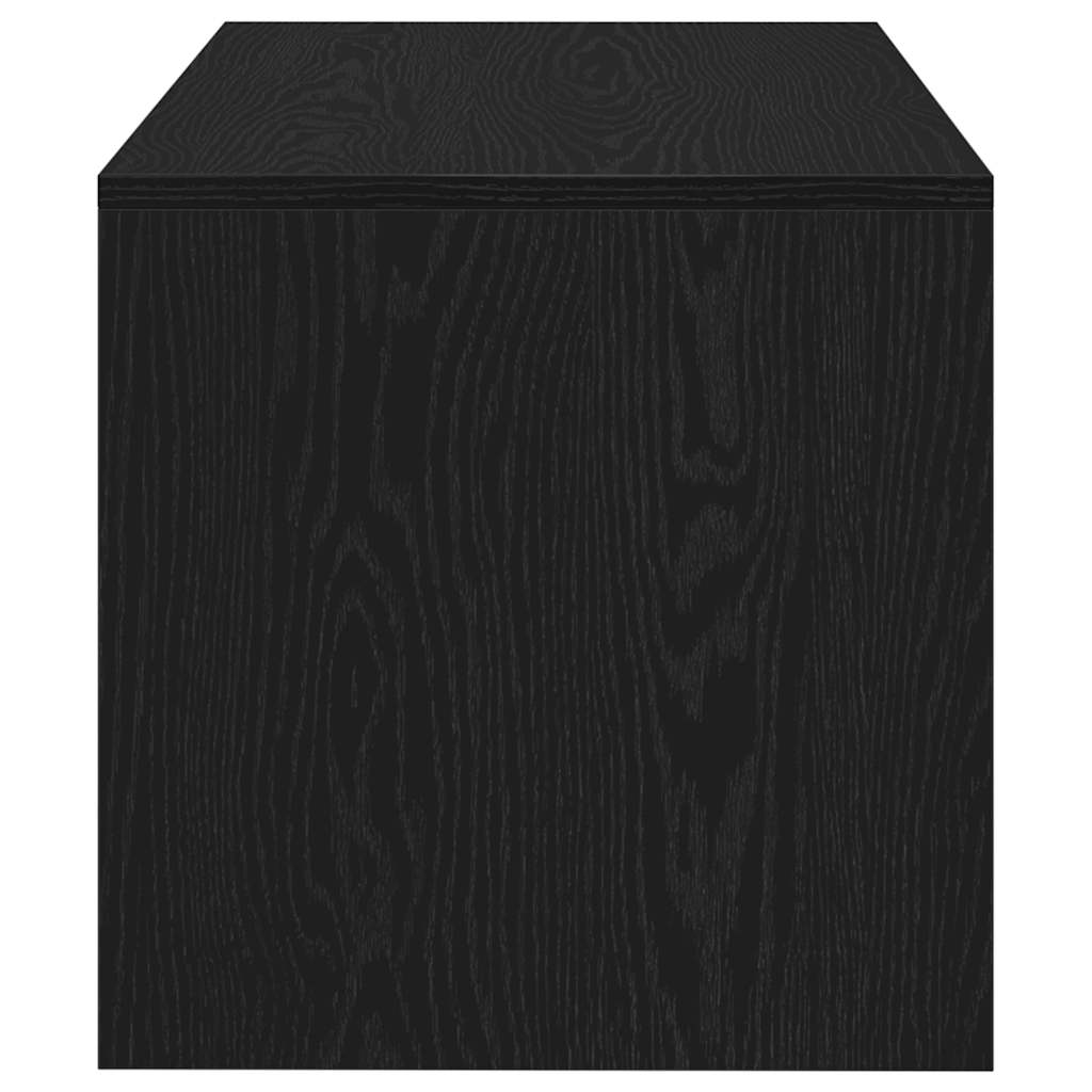 vidaXL TV-Schrank Schwarz Eichen-Optik 60x40x40 cm Holzwerkstoff