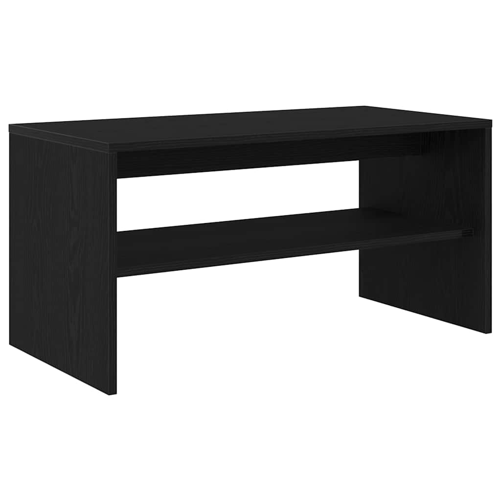 vidaXL TV-Schrank Schwarz Eiche-Optik 80x40x40 cm Holzwerkstoff