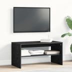 vidaXL TV-Schrank Schwarz Eiche-Optik 80x40x40 cm Holzwerkstoff